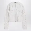 Haikure White Jacket With Rips