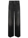 Haikure Wide Fit Five-pocket Jeans In Black
