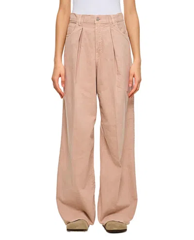 HAIKURE WIDE HIGH-WAISTED JEANS WITH RELAXED FIT AND PLEAT DETAILS