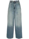 Haikure Candy High-rise Wide-leg Jeans In Blue