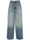 Haikure Candy High-rise Wide-leg Jeans In Blue