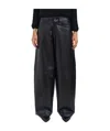 Haikure Wide-leg Casual Pants In Black
