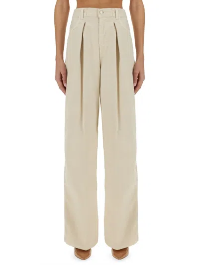 Haikure Wide Leg Jeans In Neutral