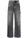 Haikure Wide-leg Jeans In Black  