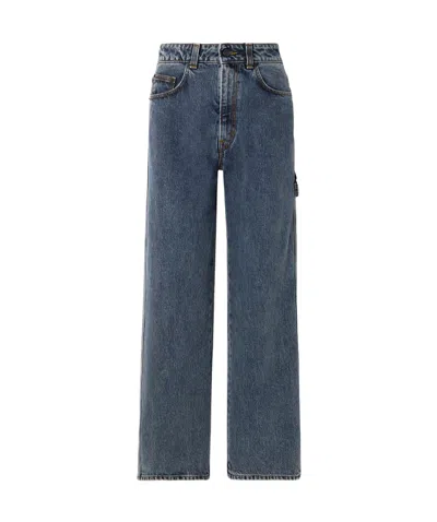 Haikure Winona Wide-leg Jeans In Blue