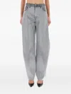 Haikure Wide-leg Jeans In Gray