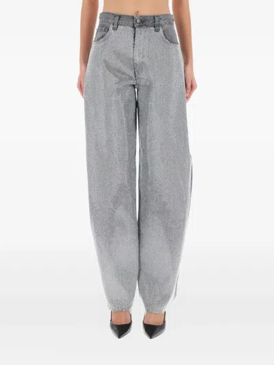 Haikure Wide-leg Jeans In Gray