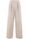 Haikure Wide Leg Jeans In Neutral