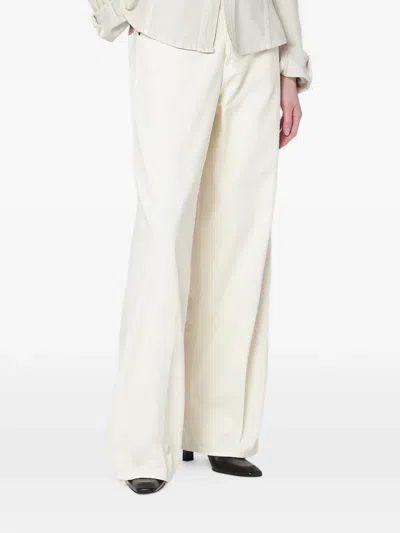 Haikure Butter-coloured Bethany Jeans In White