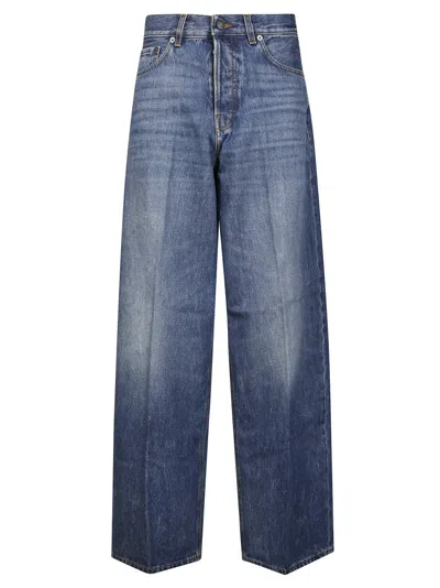 Haikure Wide-leg Jeans With Classic Five-pocket Design In Multi
