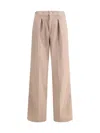 Haikure Womens Skin Candy Wide-leg Cotton And Linen Trousers