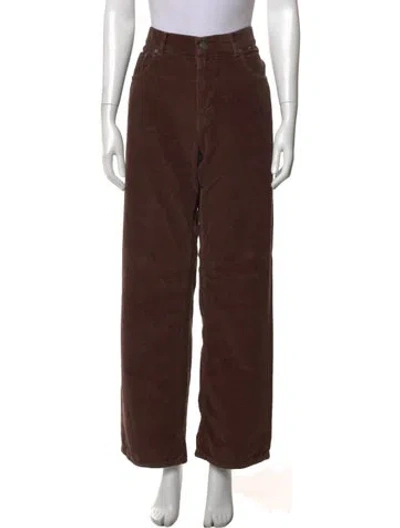 Pre-owned Haikure Wide Leg Pants In Brown