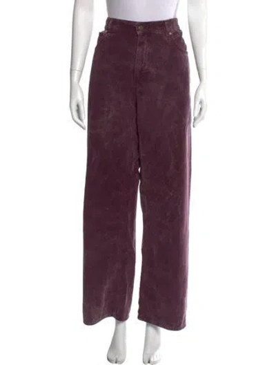 Pre-owned Haikure Wide Leg Pants In Purple