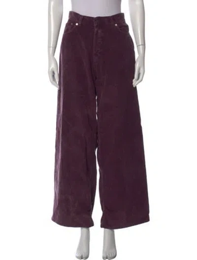 Pre-owned Haikure Wide Leg Pants In Purple