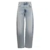 Haikure Wide-leg Tapered Jeans In Blue
