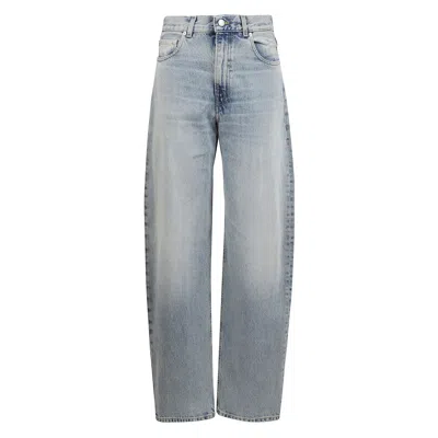 Haikure Wide-leg Tapered Jeans In Blue