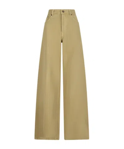 Haikure Wide-legged Jeans In Brown