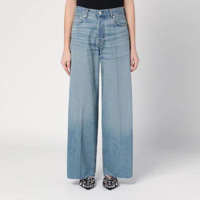 Haikure Wide Washed Jeans In Blue