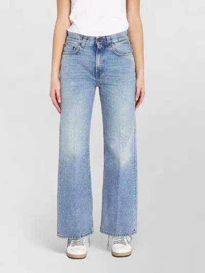 Haikure Celestial Five-pocket Denim Trousers In Blue