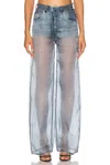 Haikure Winona Pants In Blue Denim Print