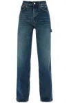 Haikure Winona Mid-rise Straight-leg Jeans In Blue