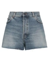Haikure Woman Denim Shorts Blue Size 26 Cotton In Blue