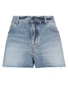 Haikure Woman Denim Shorts Blue Size 26 Cotton In Blue