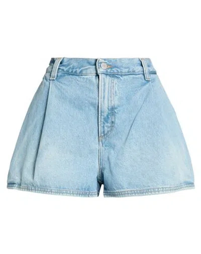 Haikure Woman Denim Shorts Blue Size 27 Cotton