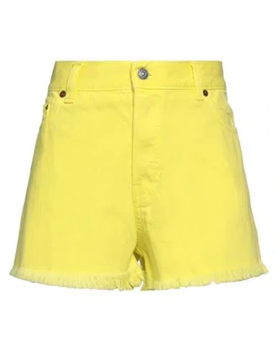 Haikure Woman Denim Shorts Fuchsia Size 26 Cotton In Pink