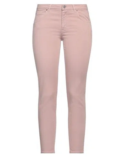 Haikure Woman Jeans Antique Rose Size 27 Cotton, Elastomultiester, Elastane In Pink