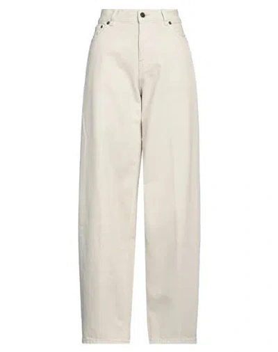 Haikure Woman Jeans Beige Size 23 Cotton