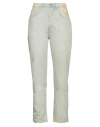 Haikure Woman Denim Pants Beige Size 28 Cotton In Beige