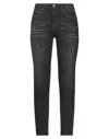 Haikure Woman Jeans Black Size 27 Cotton, Elastomultiester, Elastane In Black