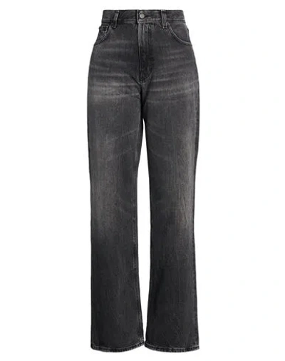 Haikure Woman Jeans Black Size 29 Cotton In Green