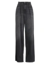 Haikure Woman Jeans Black Size 29 Cotton, Tencel In Black
