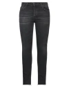 Haikure Woman Jeans Black Size 31 Cotton, Elastane In Black
