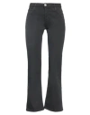 Haikure Woman Jeans Black Size 26 Cotton, Elastomultiester, Elastane