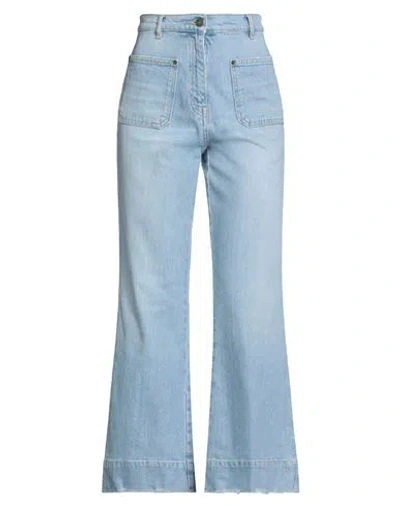 Haikure Woman Jeans Blue Size 27 Cotton, Elastane