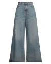 Haikure Woman Jeans Blue Size 28 Organic Cotton In Blue