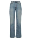 Haikure Woman Denim Pants Blue Size 30 Cotton In Blue