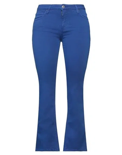 Haikure Woman Jeans Blue Size 29 Cotton, Elastomultiester, Elastane