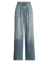 Haikure Tencel Candy Belt Loops Pleated Trousers In Blue