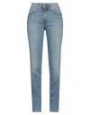 Haikure Woman Jeans Blue Size 26 Cotton, Lyocell, Elastomultiester, Elastane In Blue