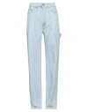 Haikure Woman Jeans Blue Size 29 Organic Cotton In Blue