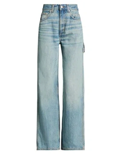 Haikure Woman Jeans Blue Size 30 Cotton, Lyocell