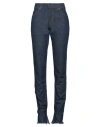 Haikure Woman Jeans Blue Size 30 Recycled Cotton, Recycled Polystyrene, Cotton, Recycled Elastane In Blue