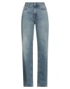 Haikure Woman Jeans Blue Size 31 Cotton In Blue