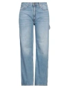Haikure Flora Light Blue Washed Jeans In Blue