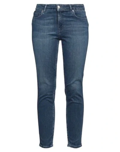 Haikure Woman Jeans Blue Size 32 Cotton, Lyocell, Elastomultiester, Elastane