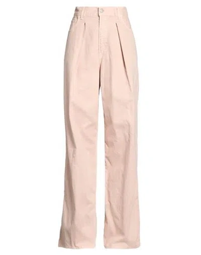 Haikure Woman Jeans Blush Size 29 Cotton, Linen In Pink